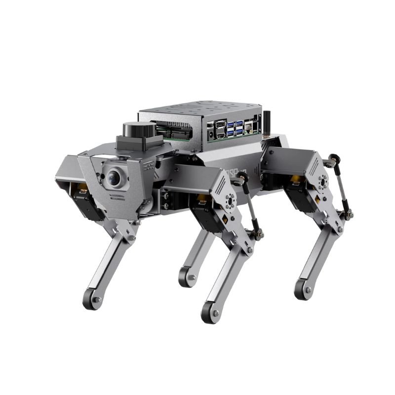 Hiwonder ROSPug – ROS Quadruped Robot Dog Powered by Jetson Nano